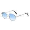 JYL TS Sunglasses UV Round Diamond Metal Street/3754