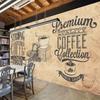 Custom Mural Wallpaper European Style Retro Nostalgic Coffee Shop Restaurant Background Wall Decor Papel De Parede 3D Wallpapers