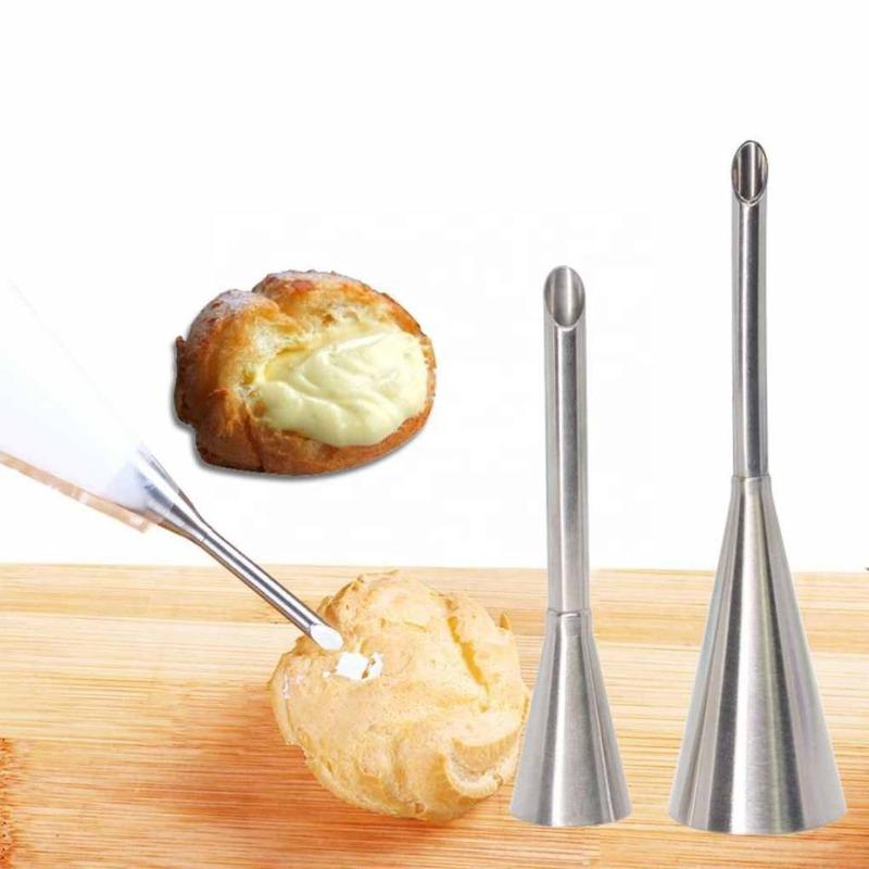 1PC Stainless Steel Puff Mouth Cake Puff Cream Flower Squeezer Western Pastry Cake Baking Tool Framed Mouth Baking Set Nozzle