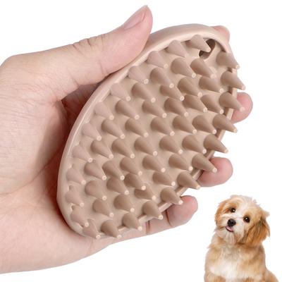 Wash Tools Dog Cat Quickly Cleaning Brush Brush Tools Massage Brush Pet Washer Soft Gentle Silicone Bristles Cleaner Puppy Comb