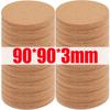 50/1PCS Non-Slip Cork Coaster Natural Wooden Cup Mat Heat Insulation Pads Tea Coffee Mug Drinks Holder Table Decor Accessories