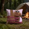 Marcus The Worm Robert Help HD Print Square Pillow Cover Polyester Lightweight Customizable for Home Office Sofa Decor
