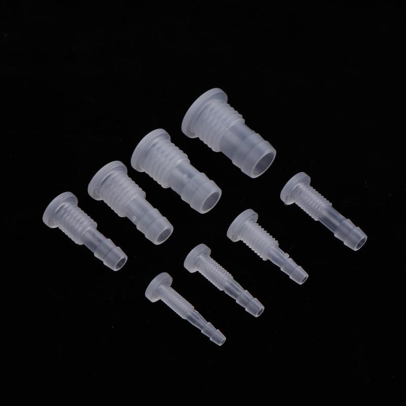 5Pcs M5 M6 M8 M10 M12 M14 M16 Food Grade PP Straight Through Connectors Aquarium Tank Air Hose Joints Irrigation Pipe Fittings