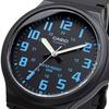 [Casio] STANDARD STANDARD Analog Quartz Watch MW-240-2BV Without Cosmetic Box Men's Black x Blue ...