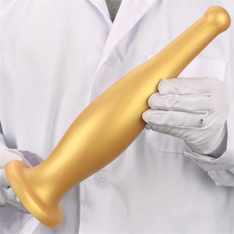 Gin Bottle Oversized Soft Posterior Anal Plugs Silicone Anal Dilator Female Toys Masturbator Anal Products