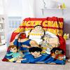 Jackie Chan Adventures Customize Text Blanket Throw Customizable Blanket Comfortable Versatile for Picnics Seaside Office Chair Nap