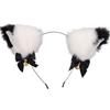 Catgirl Costume Accessories Cats Ear Headband Lace Collar Necklace Gloves and Knee High Sock for Women Girl Cosplay