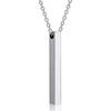 Geometric Titanium Steel Pendant Necklace - Trendy Unisex Design