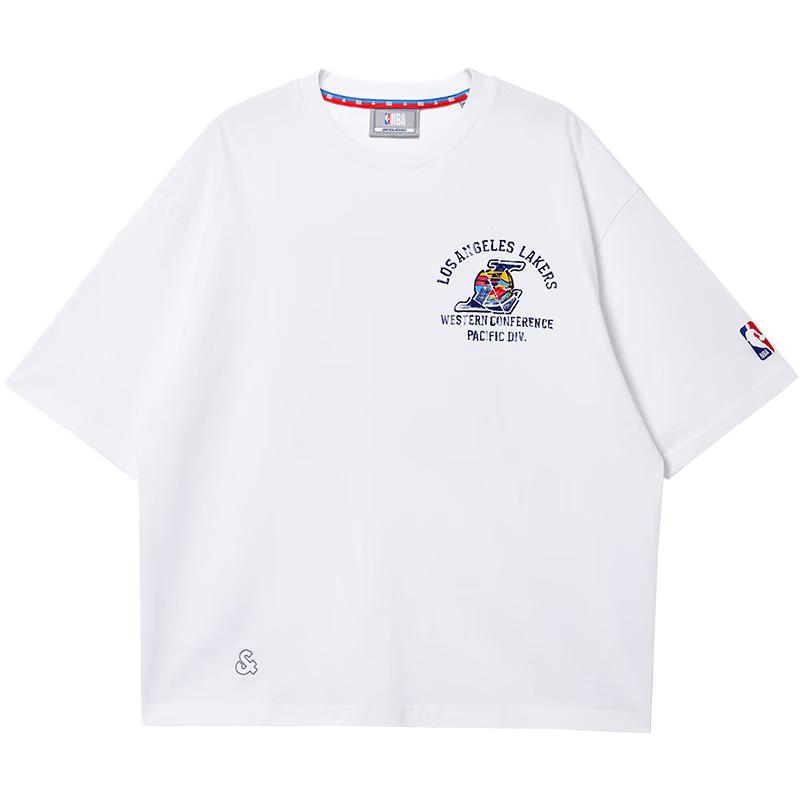 Jack & Jones NBA Lakers Co-branded Crew Neck Cotton T-Shirt