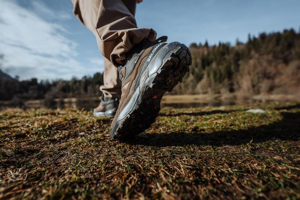 Salomon X ULTRA 360 LTR Hiking and Trekking Size Dark Size Men's GORE-TEX Shoes, L47571200, Earth/Delicioso/Sharkskin, 26.5cm