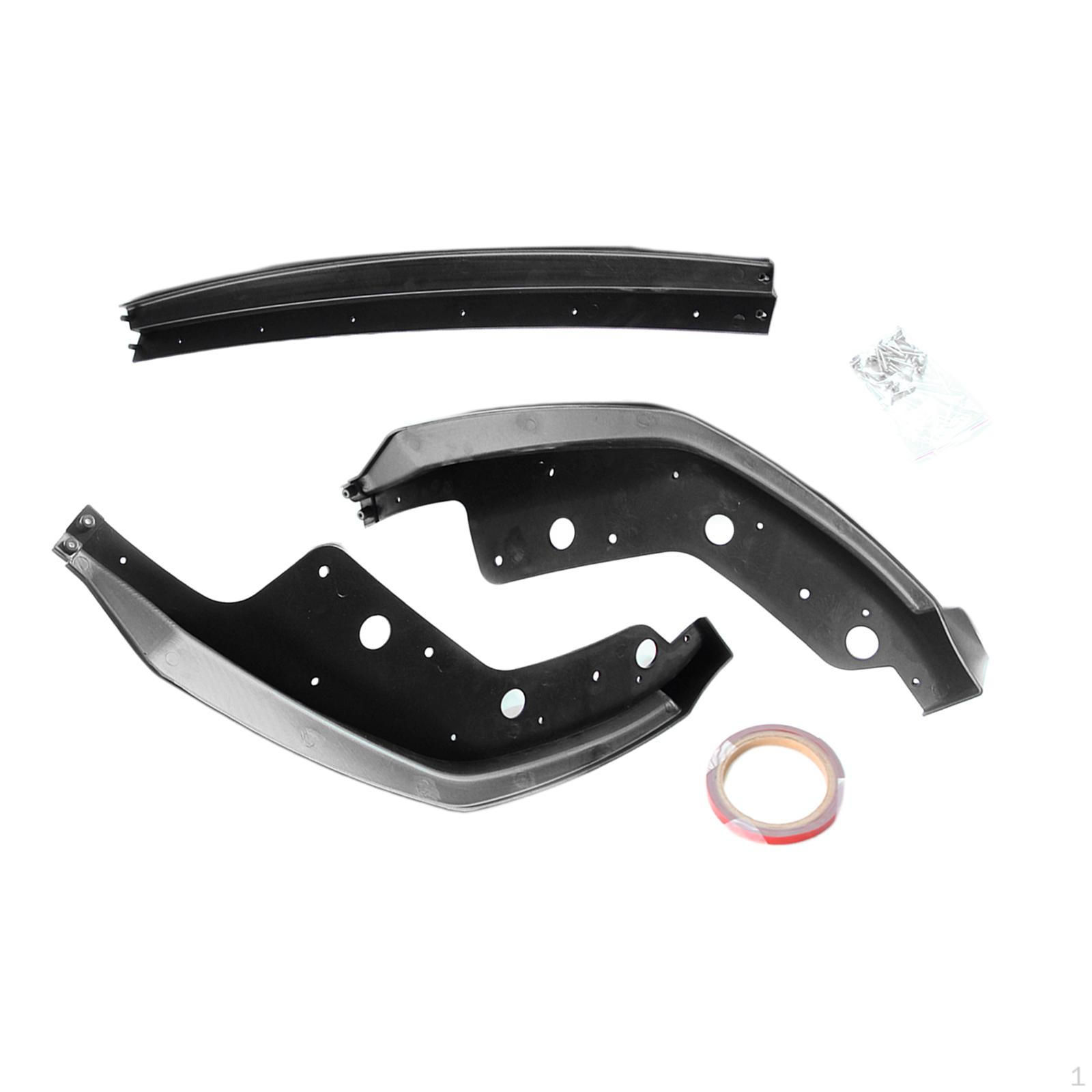 Передний сплиттер/губа/спойлер на бампер автомобиля/ Замена/ Высокопроизводительный/ Подходит для 019-2021 Gloss Black