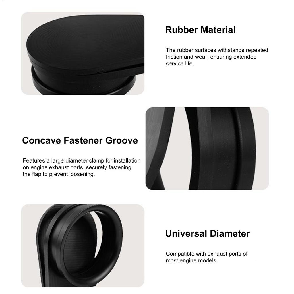 Marin avgasspjällskydd Marin avgasspjällskydd Båtsmutsskydd För kryssare motorbåt brygga strand yacht fiske