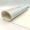 Hologram Iridescent Rainbow Mirrored Faux PU Leather Synthetic Laser Leatherette Fabric Craft Cloth DIY Bows Making Earring