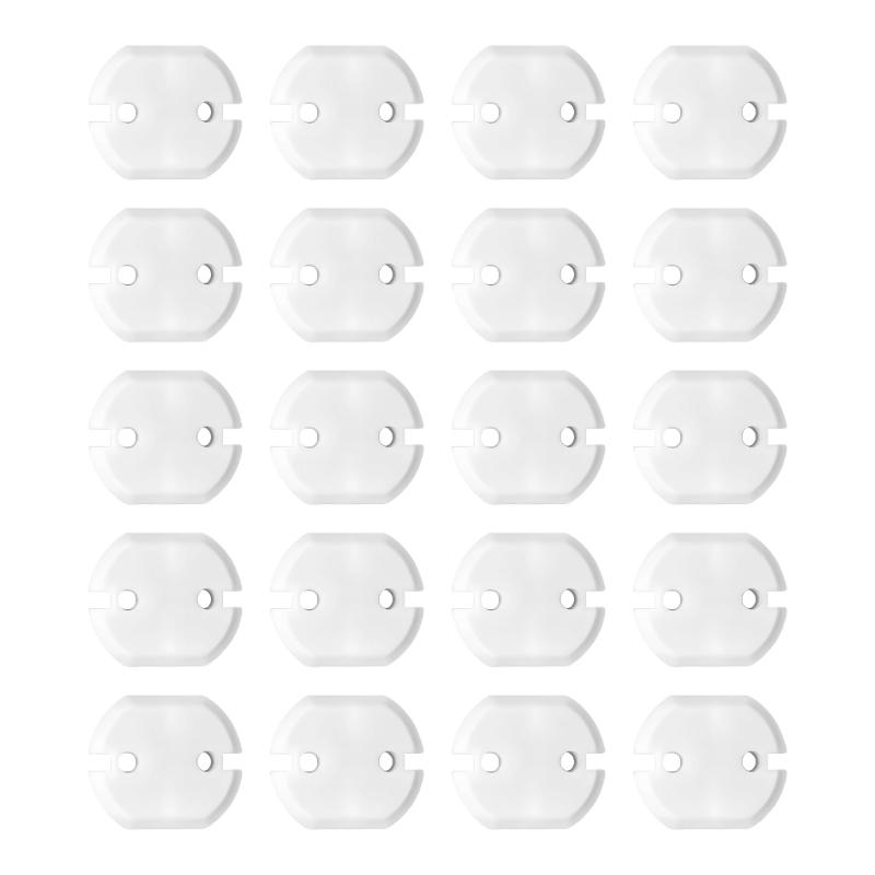 Baby Safety Electrical Outlet Guard Easy Installation Toddler Proof Socket Cover Protectors Pack of 20pcs Set