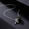 Perseverance Symbol Pendant Necklace Man Pushing Stone Jewelry Accessories Sisyphus Necklace