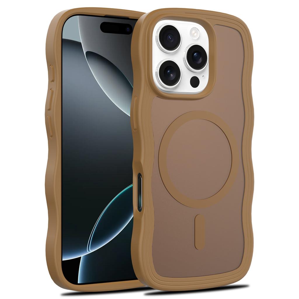 Orange for Apple 17promax Skin-feeling Magnetic Phone Case 2.0 Anti-fall Matte for IPhone16e Protective Case