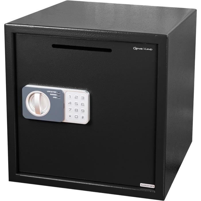 Coffre-fort de dépôt électronique - genie hand - b-class - anti-bounce - acier - 14 kg