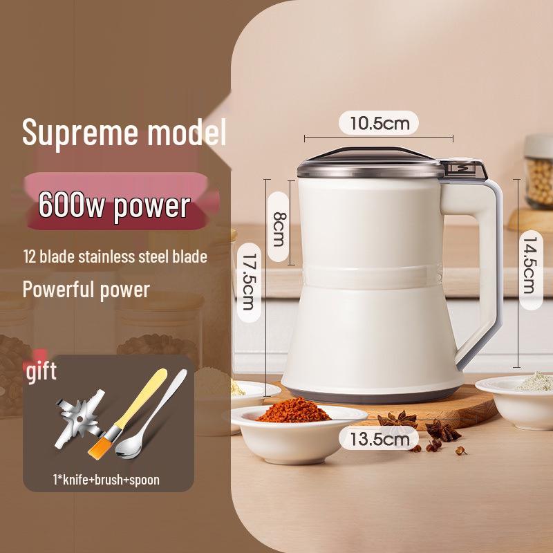 Ultra-Fine Household Grinder: Multifunctional Pulverizer for Grains, Herbs, and Small Foods