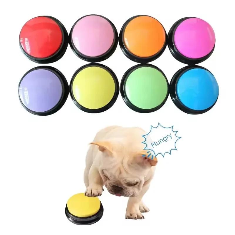 Personalized Sound Buzzers Recordable Answer Buzzers Talking Button Dogs Button for Communication Dog Training