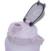 Sports Water Bottle 2000ml Gradient Frosted   Water Bottle with Handle Straw Silicone Hose Water Bottle for Running