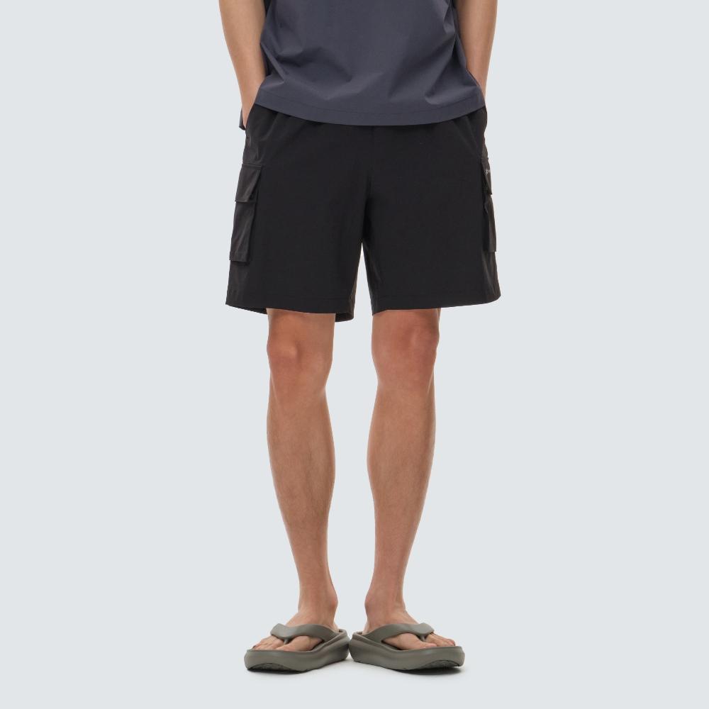 [Snowpeak] Syntech Woven Cargo Shorts Black (S24MUSHP62) 75