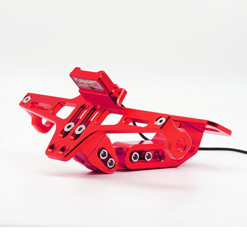 Motorcycle CNC License Plate Holder with Light for BWS R25/R3/MSX