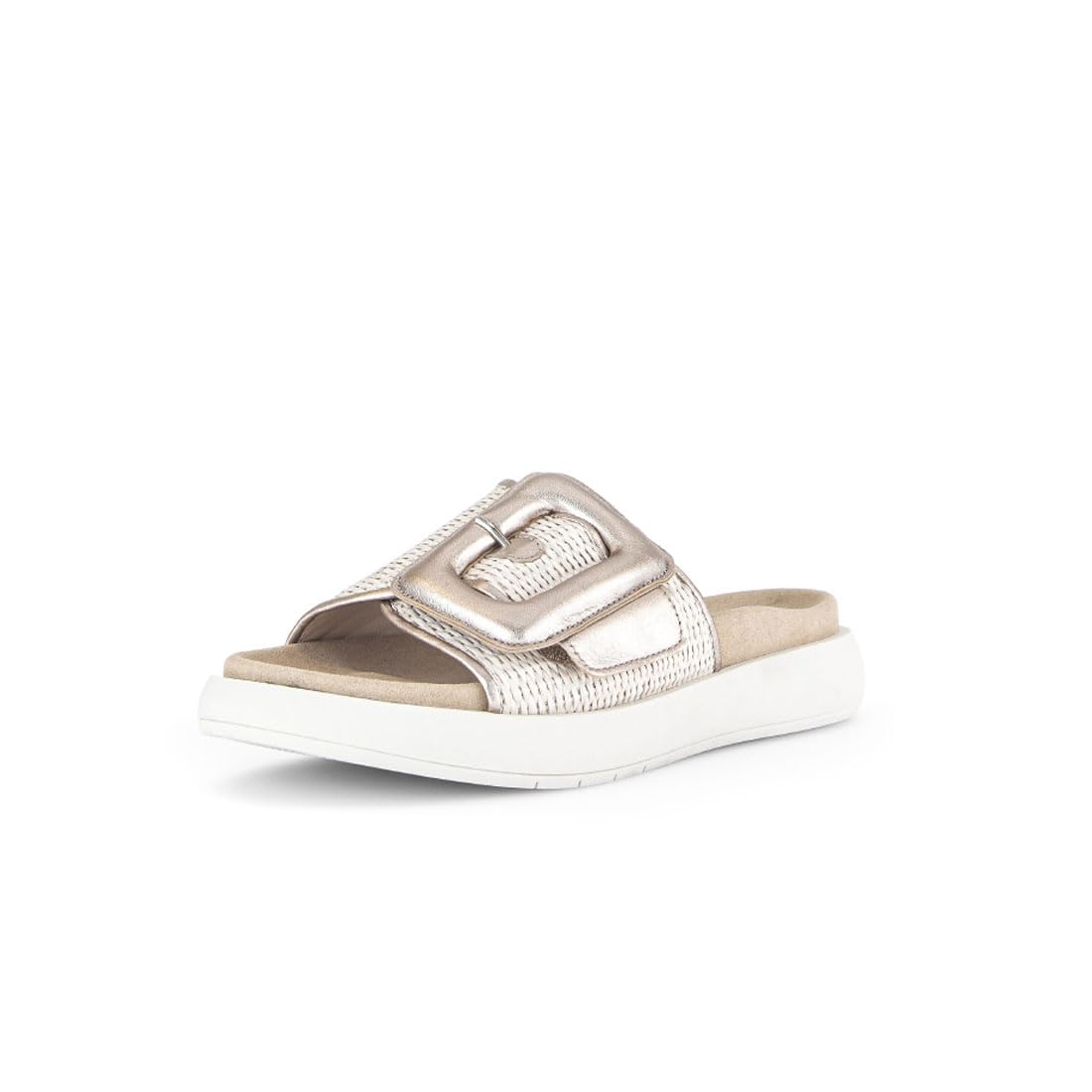 

Сандалии Slide Square Buckle Mules см [Gabor] Женские 23,5 слоновая кость