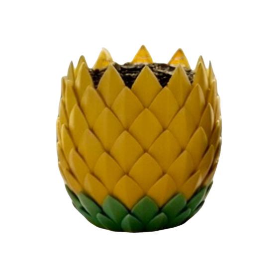 3D Printed Dragon Scale Flowerpot with Drip Tray Indoor Outdoor Succulents Herb Plants Planter Pot Container with Drainage Hole Home Garden Decoration