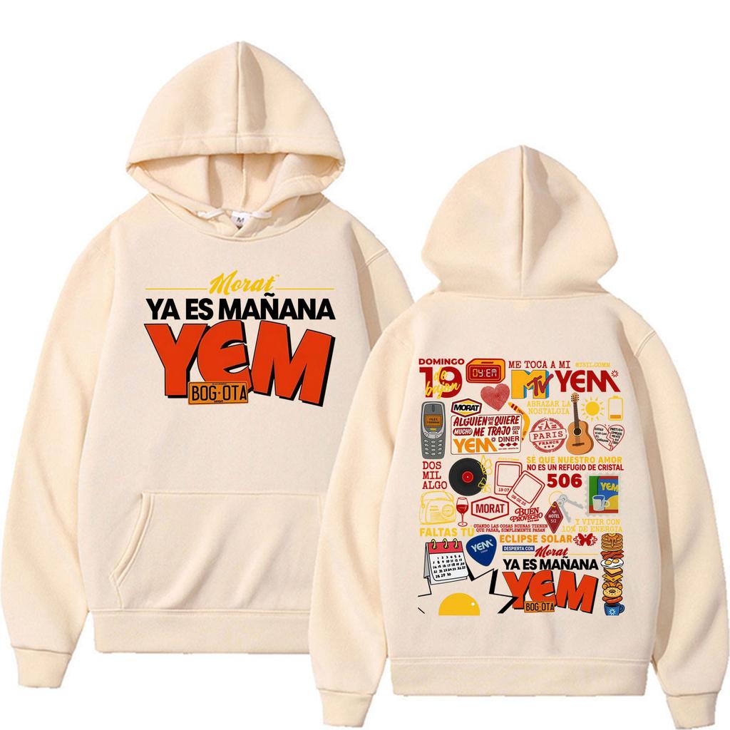 Band Morat Yem Ya Es Manana Merch Sweatshirts Unisex Fashion Hip Hop Streetwear Hoodies High Quality Casual Hoodie Pullovers