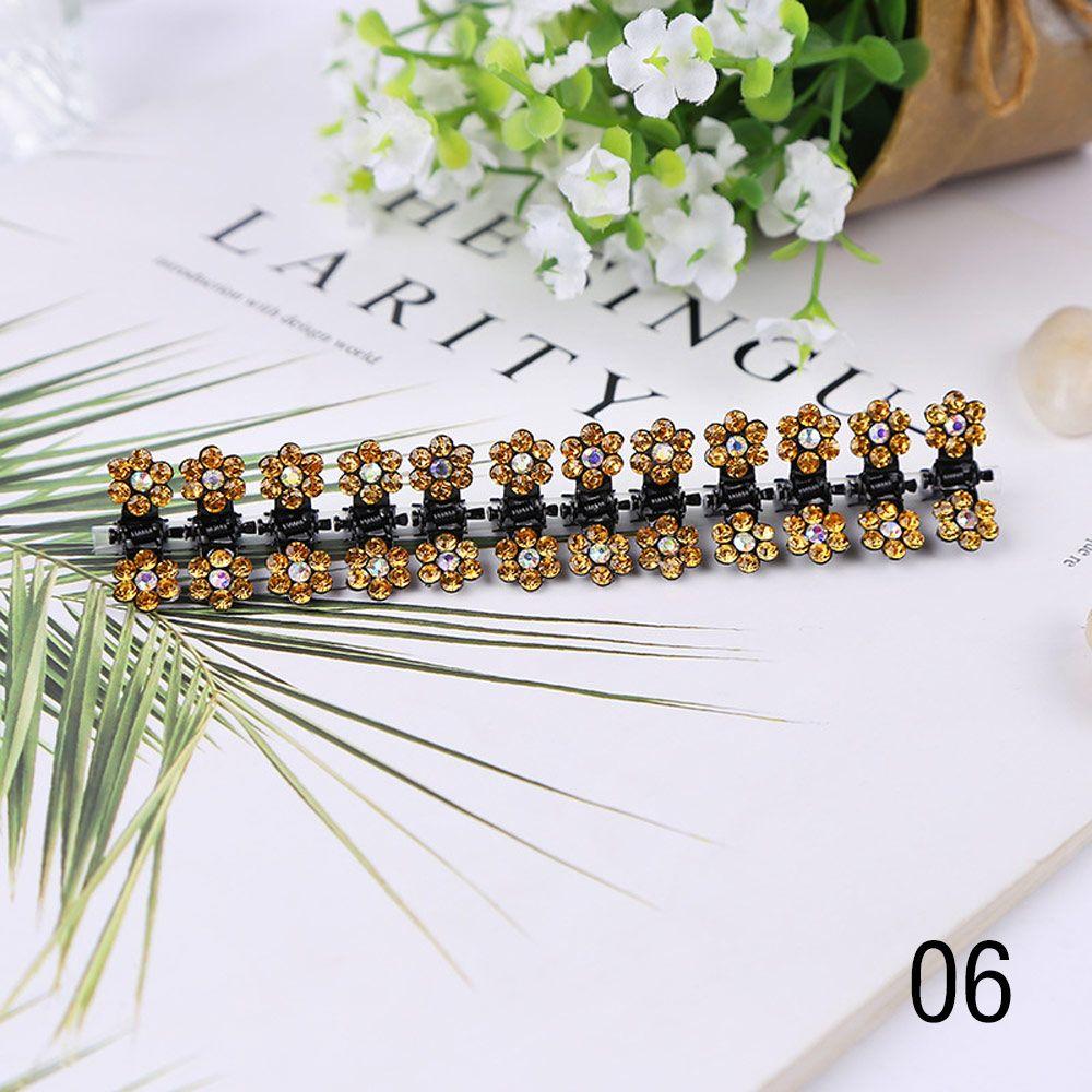 Mode Paillettes Fleur Pinces Antidérapantes Filles Strass Pinces à Cheveux Mini Pinces à Cheveux Pinces en Métal