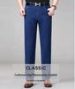 2026 Summer Men's Loose Straight-Leg Cotton Jeans - Middle-Aged Dad's Casual Wear
