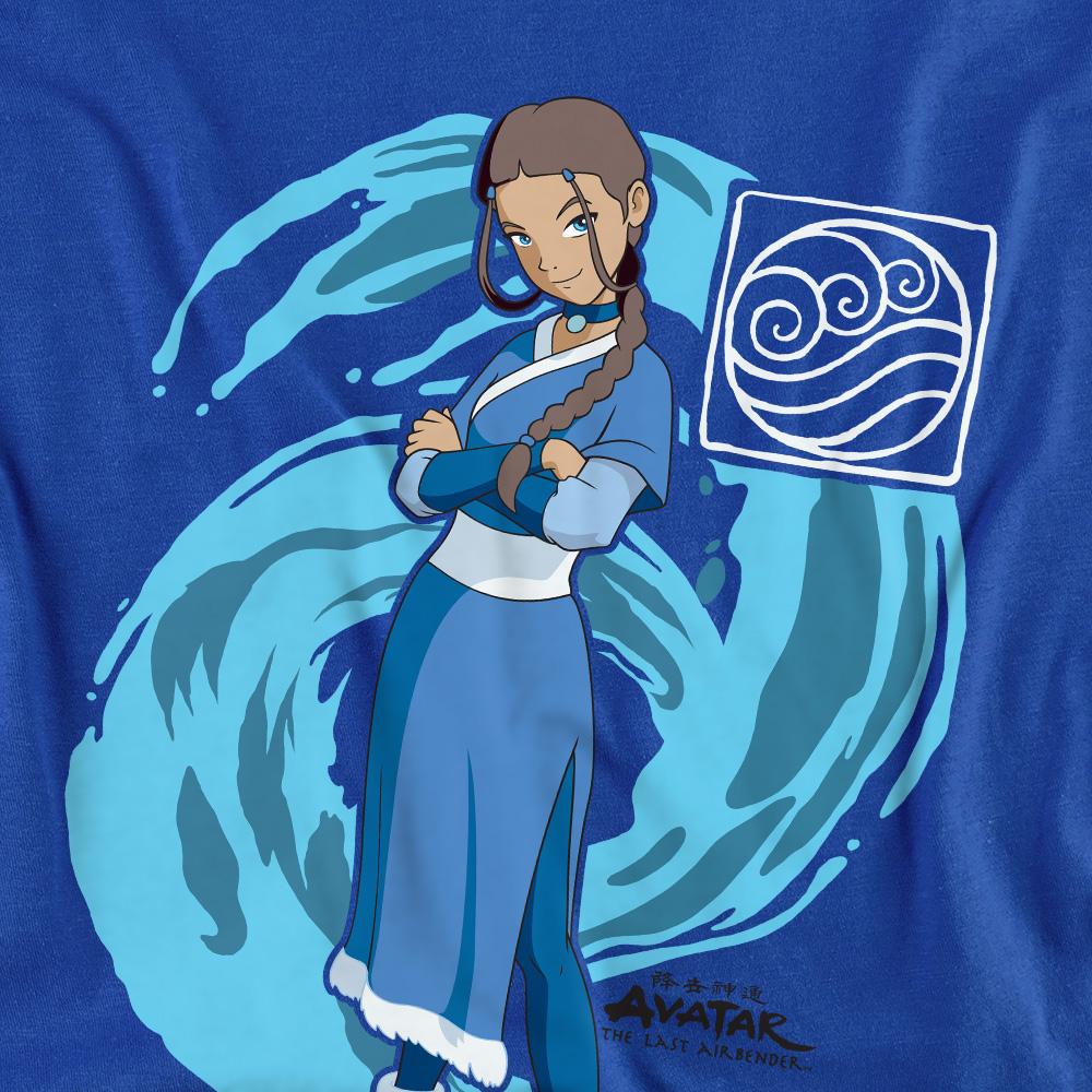 Avatar: The Last Airbender Unisex Adult Water Wave Katara Sweatshirt
