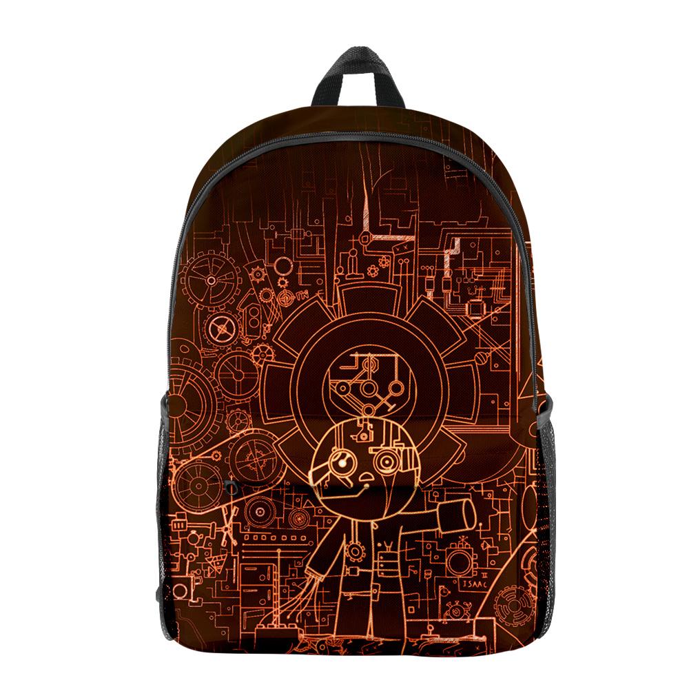 Klassisch Neuheit Cool Humor Isaac Schüler Schultasche Notizbuch Rucksäcke 3D-Druck Oxford Wasserdicht Jungen/Mädchen Reiserucksäcke
