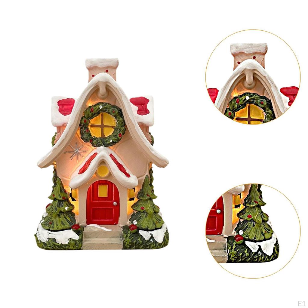 Schneehaus Weihrauchbrenner Skulptur Mediation Weihnachtsdekoration für Wohnzimmer Tee