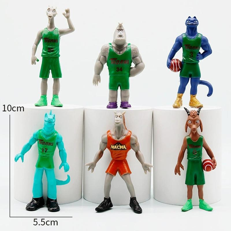 

Hot Cartoon Miracle Dream Team Anime Figures Goat Cosplay Action Model Pvc Desktop Statue Ornament Collection Toy Gift (As shown-10724)-