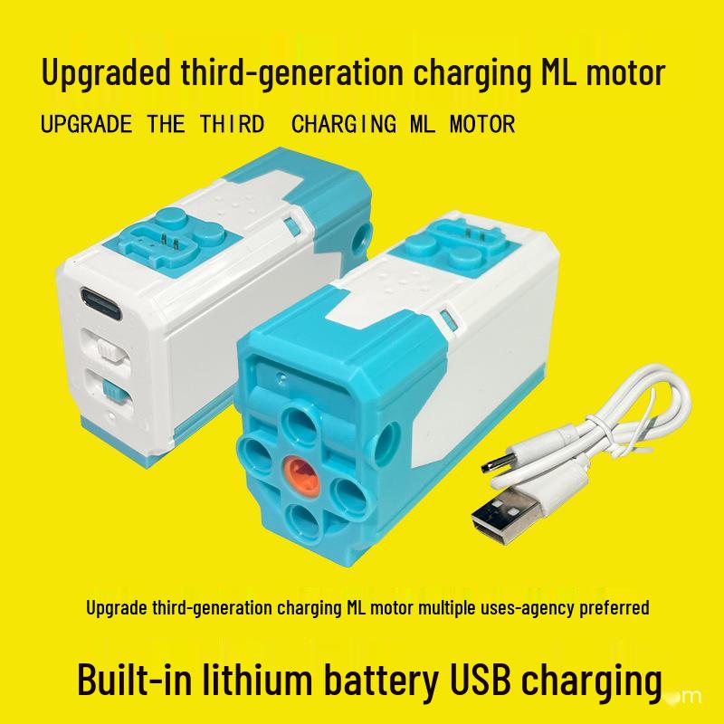 Third-Gen ML Charging Motor Power Pack: Compatible with Lego Building Blocks