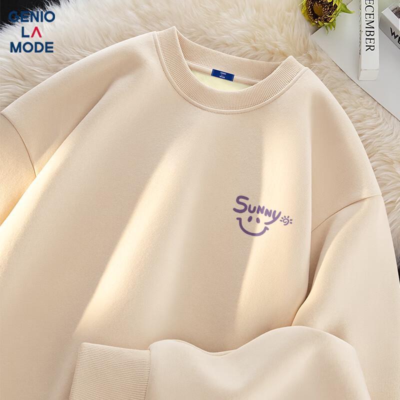 

GENIOLAMODE Men s Fleece Lined Crewneck Sweatshirt XL