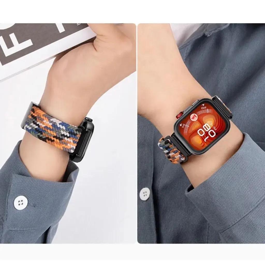 Nylon Magnetic Strap for Huawei Watch Fit 4/3 Braided Breathable for Huawei Watch Fit 4 Pro Sport Bracelet Watchband Accessories