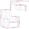 Electric Recliner Chair Red Faux Leather