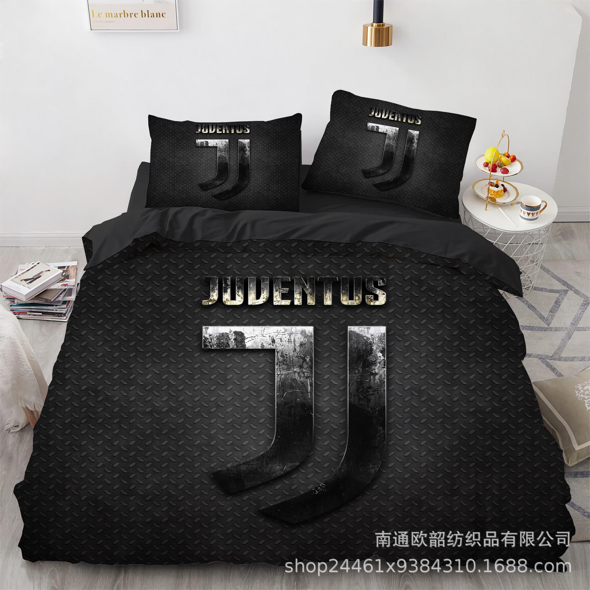 

3D Digital Printing Football Club Size Three-Piece Set, Four-Piece Set US Twin 173x218cm