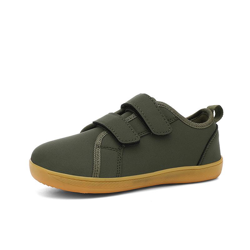 Coleção Primavera 2026: Sapatos Esportivos Antiderrapantes de Solado Macio para Crianças - Sapatos Casuais de Couro Campus e Tênis de Skate para Meninas