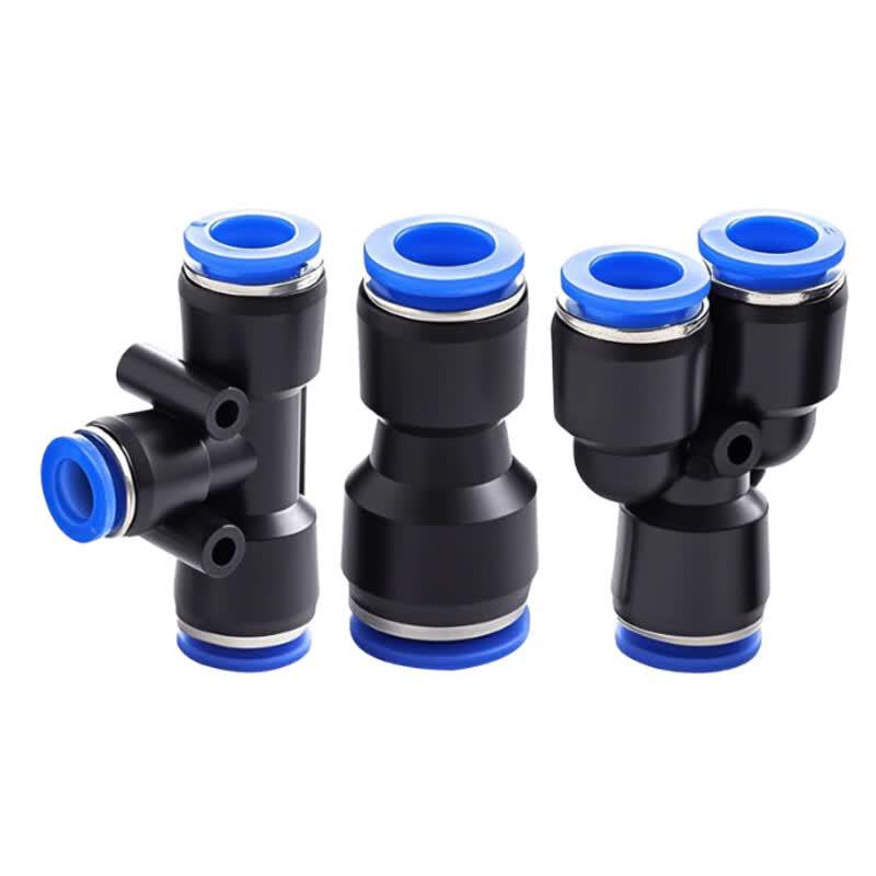 Pneumatic Quick Connect Tee Fitting