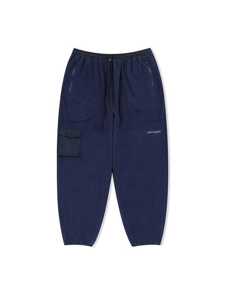 YESEYESEE Y.E.S Pocket Fleece Pants Navy
