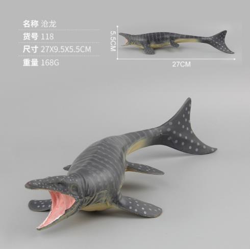 Simulation Children S Cognition Simulation Ocean Dinosaur Animal Mosasaur Model Marine Biological Static Ornament Toy