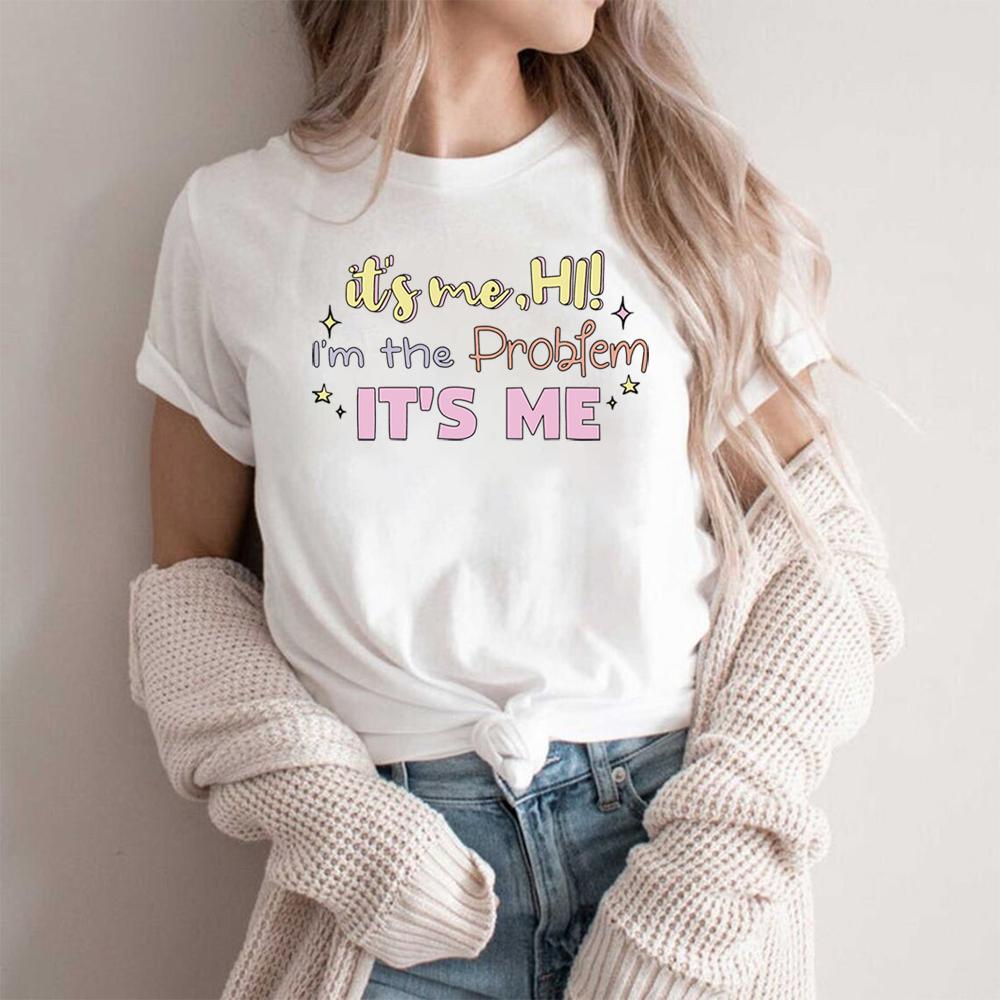 Taylor Midnights Tshirt Hi Im The Problem Tshirt Anti Hero Tees Cute Lyrics Shirts Y2k Aesthetic Tshirt Kawaii Tops Fans Gift