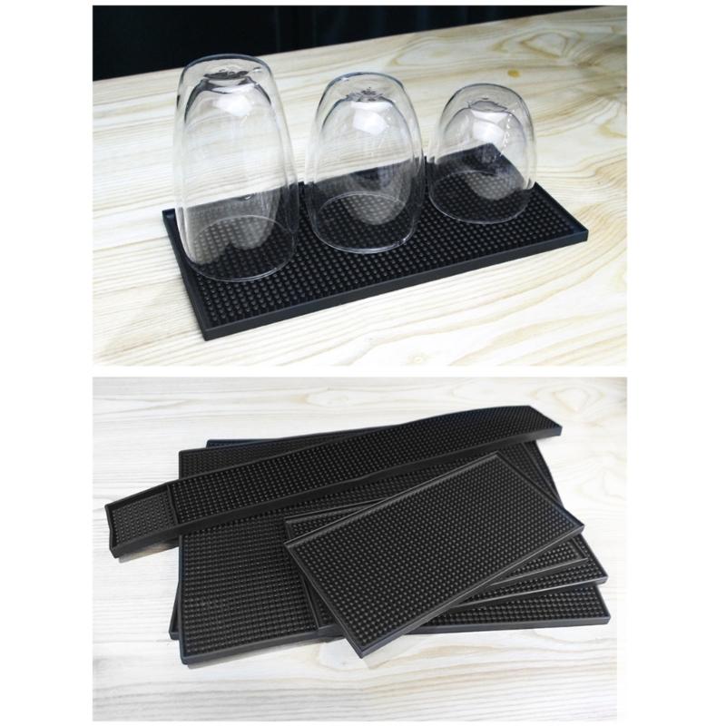 Bar Mat Non-Slip Bar Service Spill Mat Bar Table Mat Restaurant Kitchen Counter Bar Pad Anti-Skid Heat Resistant Drain