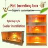 Multi-Layer Guinea Fowl Brooder & Warmer Cage for Chicks and Hamsters with Front Opening