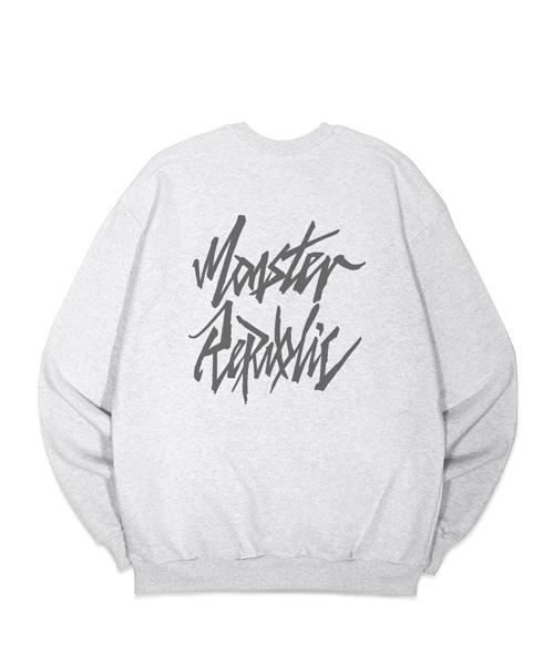 MONSTER REPUBLIC Movement Logo Sweatshirt Melange Grey