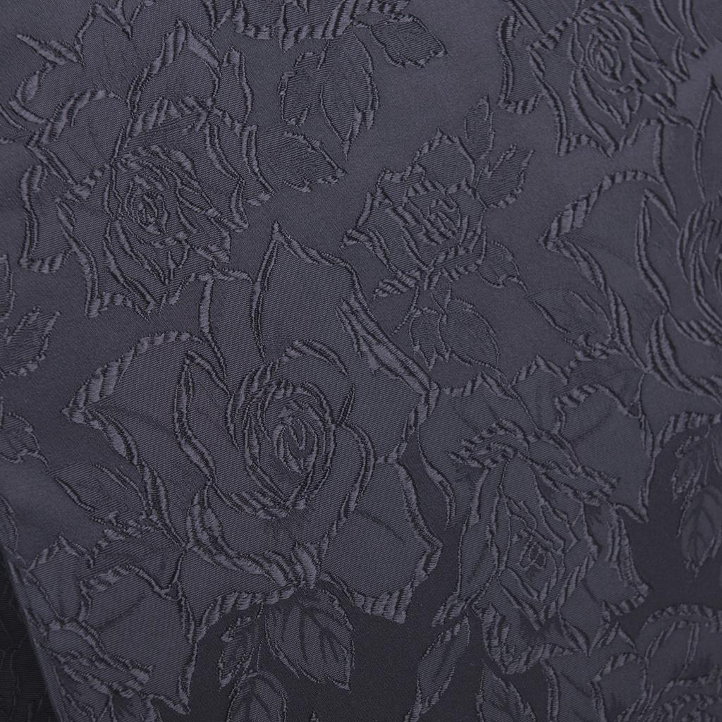 Aurora Vertical Rose Formal Sub-Bag, Jacquard, A4 Size, Gusseted, Suitable for Both Celebrations and Condolences, Black Formal Bag, Formal Bag for