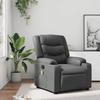 VidaXL Reclining Massage Armchair, Chair with Footrest, Seat with Backrest and Armrests Living Room, Modern, 374126